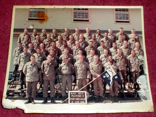 1968 April Fort Ord California Platoon Photo Picture Army Training