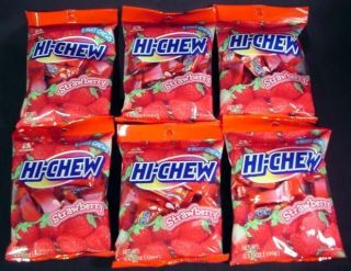 Hi Chew by Morinaga 6 Bags Strawberry 21oz (600g) 120 Pcs HiChew 