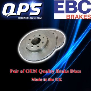 EBC Rear Brake Discs (Rotors) for Toyota Corolla 2.0 TD (89) (CDE120 