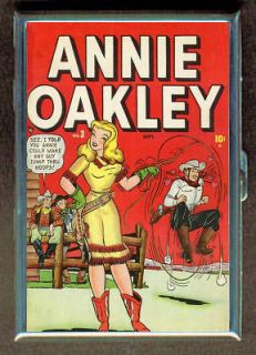 ANNIE OAKLEY 1948 COMIC BOOK ID Holder, Cigarette Case or Wallet MADE 
