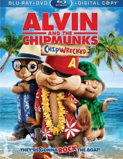 Alvin and the Chipmunks Chipwrecked Blu ray Disc, 2012, Canadian 