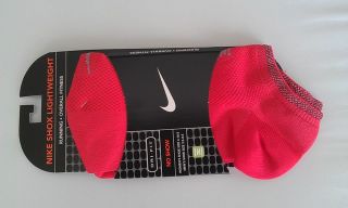 Limited Edition  Neon Pink Nike SHOX Dri Fit Running Yoga Socks L 