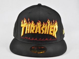 THRASHER MAGAZINE NEW ERA FLAME 59FIFTY FITTED CAP