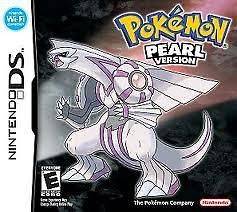   pokemon pearl version game for nintendo ds,dslite ,dsi , dsixl and 3DS