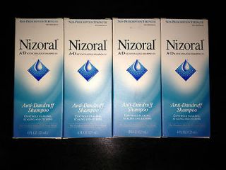 Nizoral A D Anti Dandruff Shampoo LOT OF 4 (4 fl oz) NIB Free SHIP