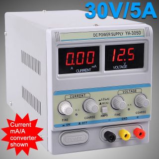 30V 2A 110V DC Power Supply Precision Variable Adjustable Digital Lab 