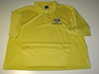 nike fit dri golf shirt xl yellow in Mens Clothing