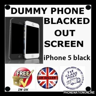 Brand New Black Apple Iphone 5 Dummy Non Working Display Toy Phone 