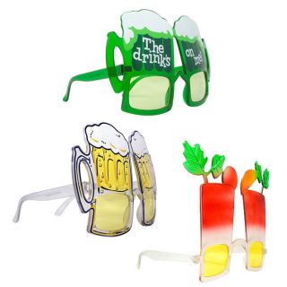 Party Fun Novelty Sunglasses Fiesta Beer Drinks Funny Crazy Costume 