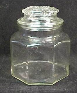 Vintage Clear Glass General Store Candy Apothecary Jar