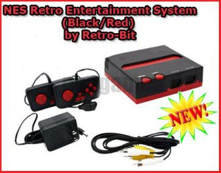 Retro NES Entertainment System FC Game Console   Black