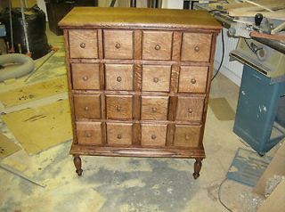 Quarter Sawn Oak 16 drawer Apothecary Cabinet/Chest by Dixie