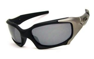 oakley pit boss 03 303 black & titanium bold sunglasses for men 