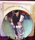 1991 Men About Town 7th Coming of Age Norman Rockwell Plate