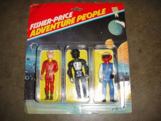 FISHER PRICE ADVENTURE PEOPLE #394 CLAWTRON SUPER SONIC PILOT +SPACE 