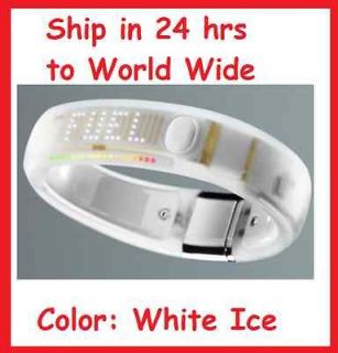   Nike Plus White ICE Fuelband Fuel Band  Size SMALL  Ship in 24 hr