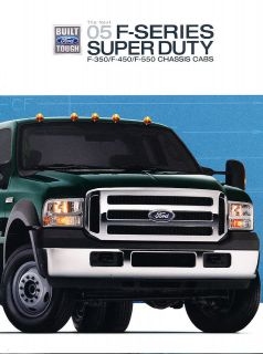 2005 Ford F Series Super Duty Truck 20 page Sales Brochure   F 350 F 