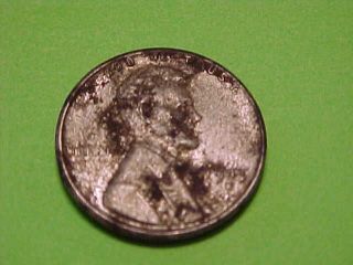 Vintage 1943 S STEEL Lincoln Wheat 1¢ Penny US One Cent Coin