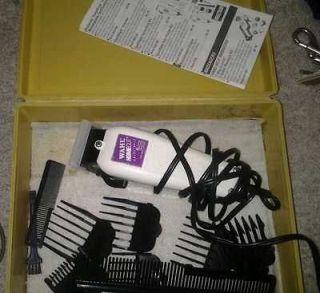 Vintage Wahl Hair Cutting Model MC Clippers with Accessories