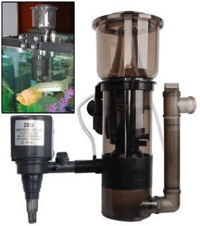 Aquarium Protein Skimmer w 530GPH Pump Powerhead 80 to 150 Gal Tank 