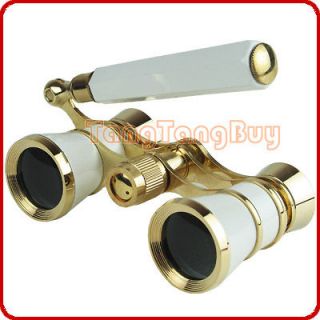  Style Brass Theatre Opera Binocular Glasses Coated Lens Telescope New