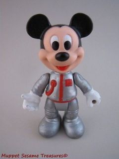 Vintage Disney ASTRONAUT MICKEY MOUSE PVC FIGURE Arco Toy 4.5