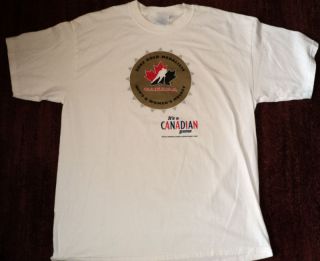 RARE NEW Team Canada 2002 Olympic Gold Medal Champions T Shirt XL