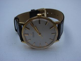 VINTAGE OMEGA AUTOMATIC 552 GOLD PLATED MENS WRIST WATCH