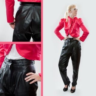 vintage leather pants in Clothing, 