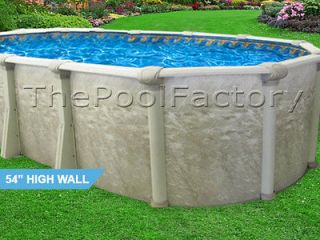 15x30x54 Oval Above Ground Swimming Pool DELUXE Accessory Package