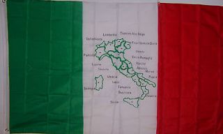 NEW 3ftx5 ITALY MAP FLAG ITALIAN COUNTRY BANNER