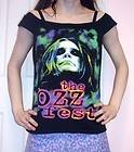   Off Shoulder Top DIY Heavy Metal Shirt Upcycled OOAK Ozzy Osbourne