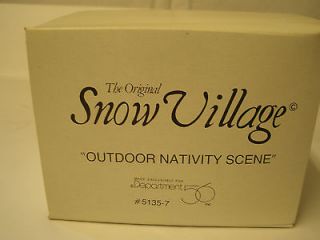 outdoor nativity scene in Collectibles