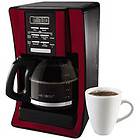 Retro Vintage Retro Style Red Coffee Maker Water Filtration Basic Easy 