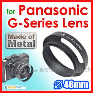 Lens Hood 46mm Screw in Panasonic LUMIX Pancake 14 20mm