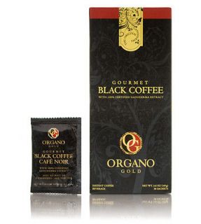 BLACK Coffee With Organic Healthy 100% Certified Ganoderma ORGANO 