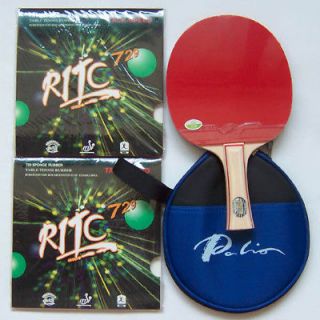 RITC729 2010 Table Tennis Paddle, w/Case, New
