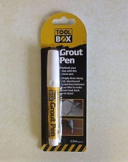 BNIP Tile Grout Pen   5.9ml. Waterproof and Mould resistant. Instant 