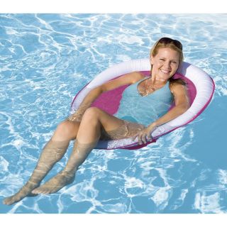 Papasan Spring Float Chair SwimWay Pool Blue Pink Gren