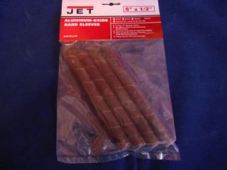 Jet Aluminum oxide sanding sleeves 9 x 1 1/2 x 120 Grit 4 pk spindle 