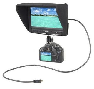   Inch LED TFT Camera Monitor With HDMI Input Output W/Battery Plate