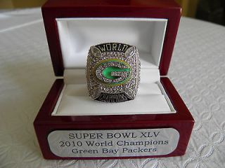Newly listed 2010 Green Bay Packers Super Bowl Ring Double ring box 