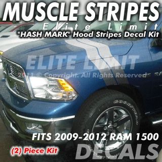 Dodge Ram 1500 Truck Stripes Hash Mark War Paint Muscle Decals Vinyl 