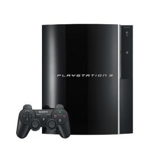 Sony PlayStation 3 40 GB Clear Black Console (NTSC) BROKEN HDMI PORT