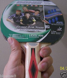 DONIC schildkrot German TopTeam 400 Paddle Table Tennis Ping Pong AVS