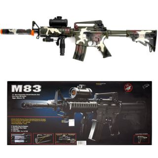 Double Eagle CAMO M4 M16 Airsoft Electric Assault Rifle AEG Semi/Full 