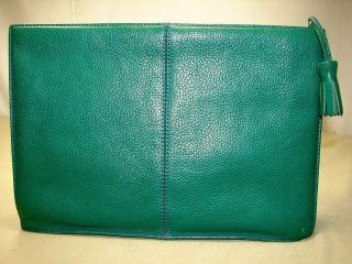 KENZO PARIS Clutch in Gorgeous Green    Bag Handbag Purse