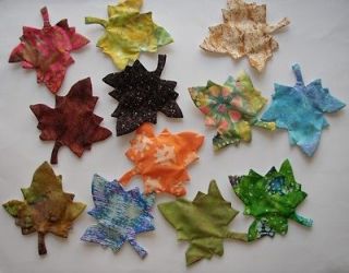 Falling Leaves Appliques for Quilt Set 12 Style #1 Lot#105