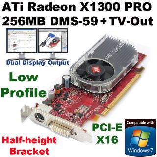  HP Radeon X1300 PRO Half Height 256MB PCI E X16 3D Gaming Video Card
