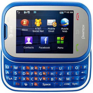 GOOD Pantech Pursuit P9020 3G Touch Screen Qwerty GPS GSM Cellphone 